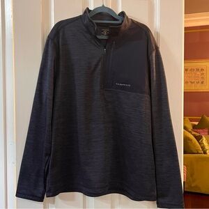 GH Bass large navy 3/4 zip pullover men’s 103S